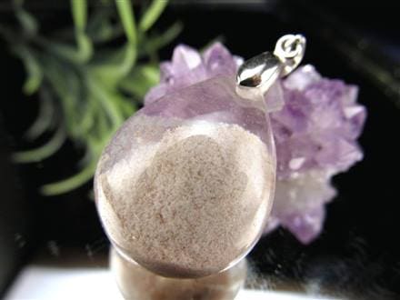 ガーデンクォーツ ペンダントトップ 庭園水晶 クローライト 天然石