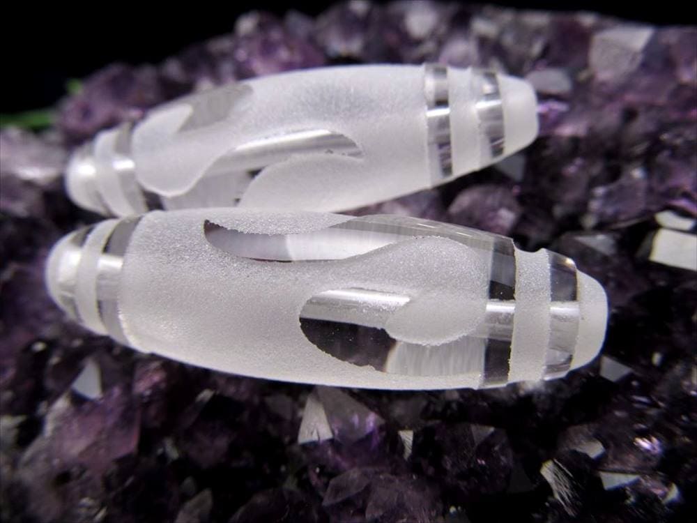 如意鈎天珠 水晶 クリスタル 天珠