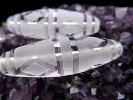 金剛杵天珠 水晶 クリスタル 天珠