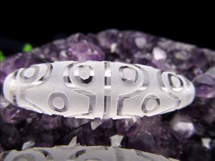 十八眼天珠 水晶 クリスタル 天珠