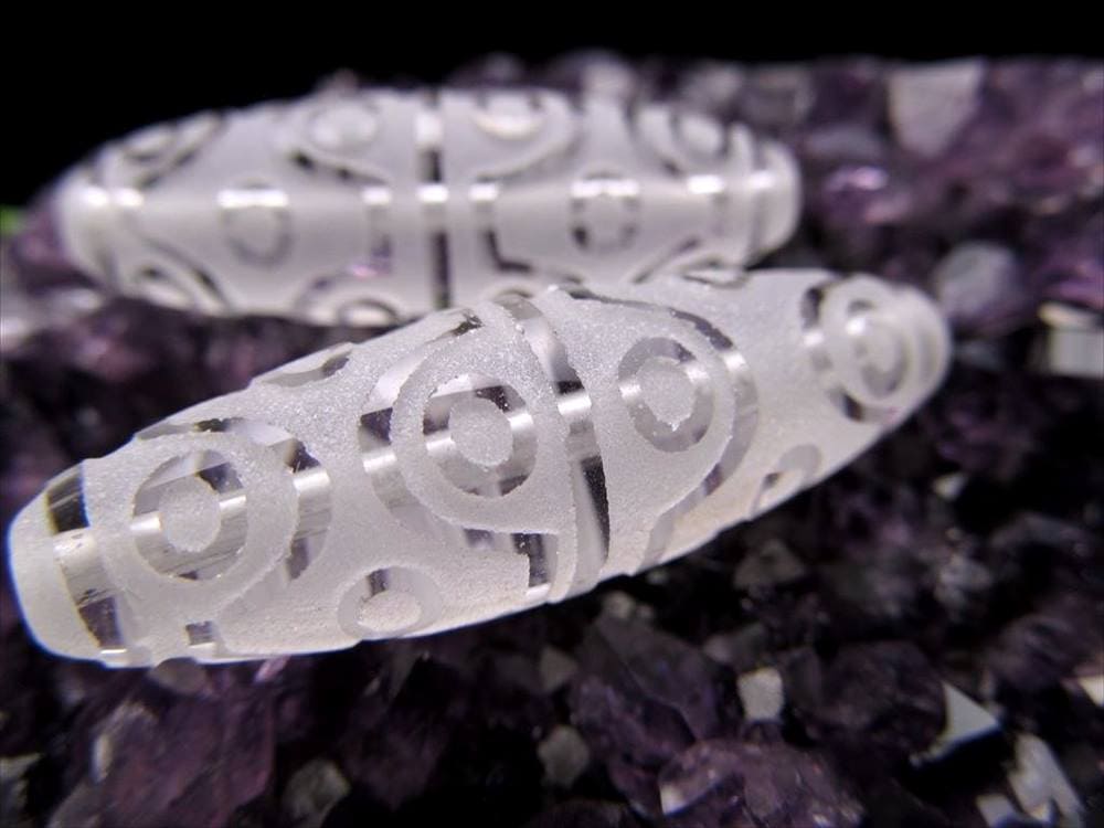 十八眼天珠 水晶 クリスタル 天珠