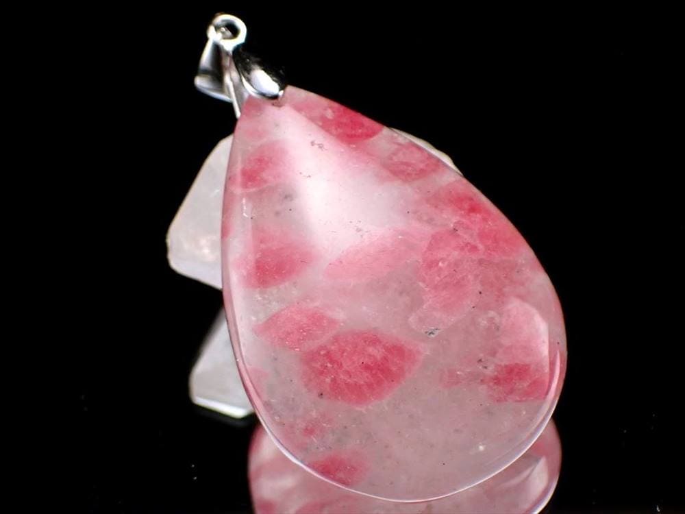 ロードナイトシリカ 薔薇輝石 カボション タンブル ロードナイト