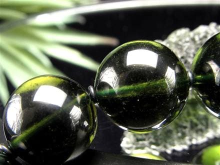 モルダバイト モルダウ石 ブレスレット 鑑別書付属 本物