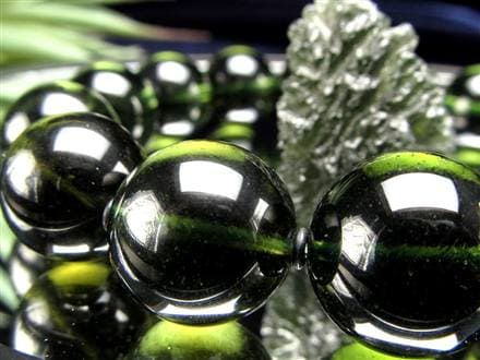 モルダバイト モルダウ石 ブレスレット 鑑別書付属 本物