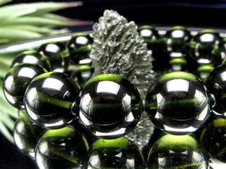 モルダバイト モルダウ石 ブレスレット 鑑別書付属 本物