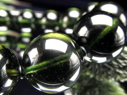 モルダバイト モルダウ石 ブレスレット 鑑別書付属 本物