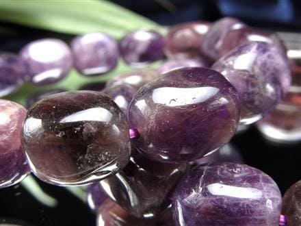 アメジスト シェブロン ファントム ブレスレット ラベンダー