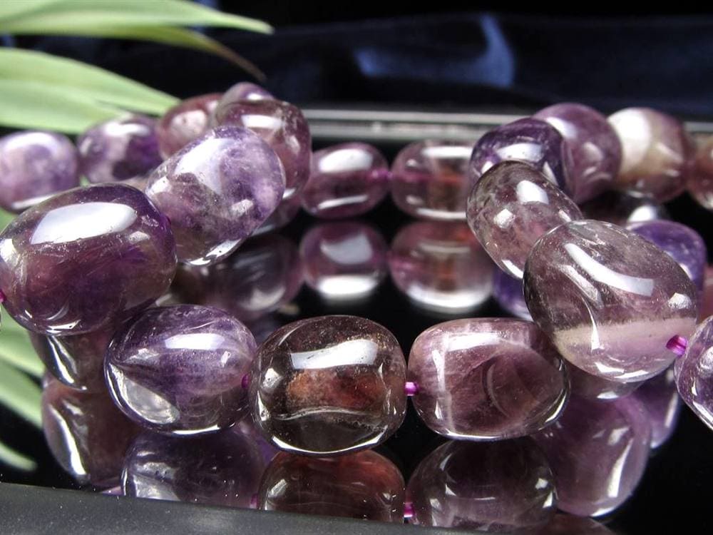 アメジスト シェブロン ファントム ブレスレット ラベンダー