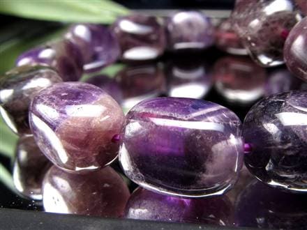 アメジスト シェブロン ファントム ブレスレット ラベンダー