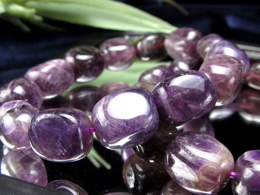 アメジスト シェブロン ファントム ブレスレット ラベンダー