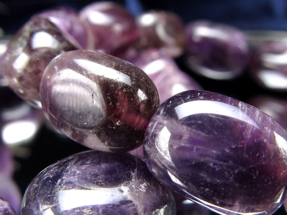 アメジスト シェブロン ファントム ブレスレット ラベンダー