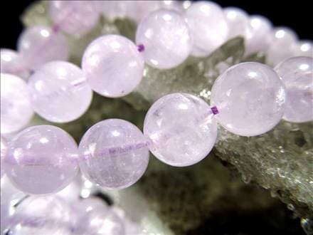 ラベンダーアメジスト,紫水晶,一連,ビーズ,Amethyst