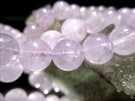 ラベンダーアメジスト,紫水晶,一連,ビーズ,Amethyst