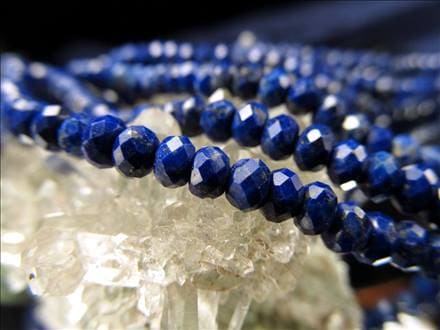 ラピスラズリ 連材 瑠璃 1連 パーツ