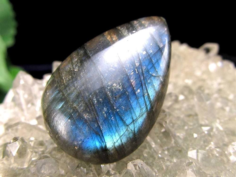 ラブラドライト タンブル カボション シラー 曹灰長石