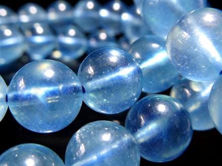 アクアマリン 藍玉 ビーズ 3月の誕生石