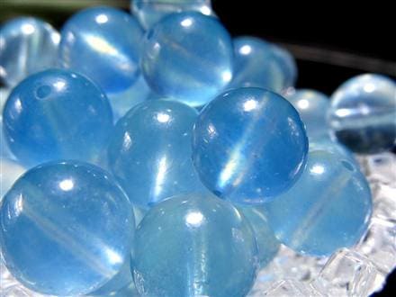 アクアマリン 藍玉 ビーズ 3月の誕生石