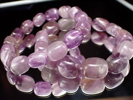 アメジスト シェブロン ファントム ブレスレット ラベンダー