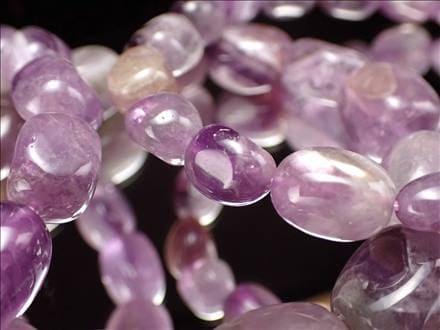 アメジスト シェブロン ファントム ブレスレット ラベンダー