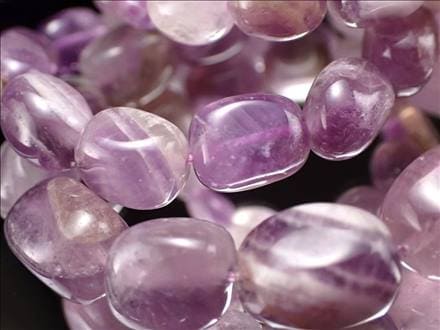 アメジスト シェブロン ファントム ブレスレット ラベンダー