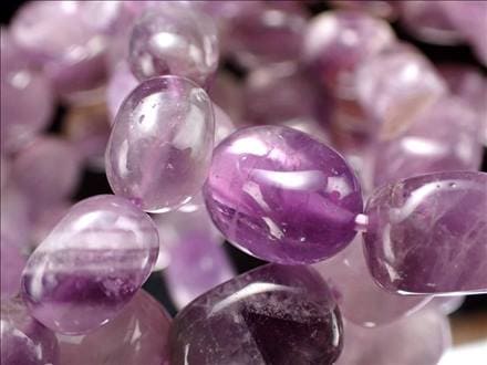 アメジスト シェブロン ファントム ブレスレット ラベンダー