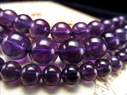 アメジスト 1連 パーツ アクセサリー作成 天然石連