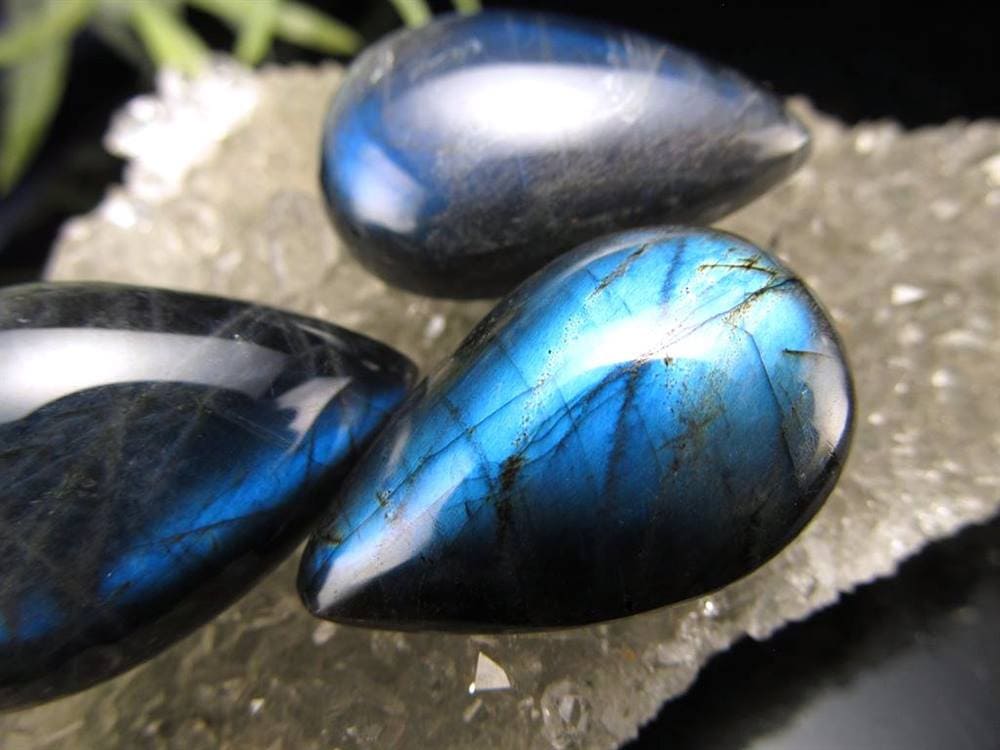 ラブラドライト タンブル カボション シラー 曹灰長石