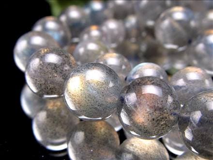 ラブラドライト 曹灰長石 ビーズ連 連材