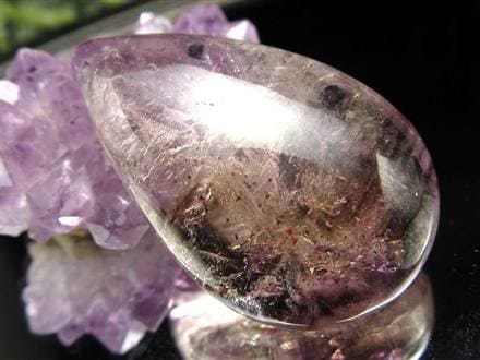 ゲーサイト レピドクロサイト スーパーセブン カボション タンブル