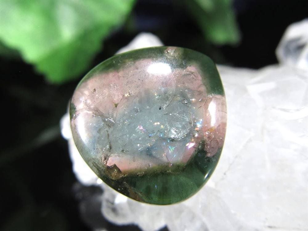 ウォーターメロントルマリン タンブル トルマリン 10月の誕生石 電気石