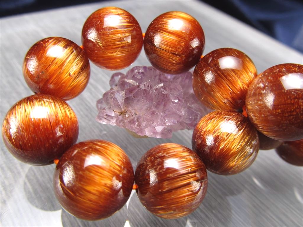 ◇入荷困難な超稀少の逸品！最高級オレンジルチル◇これぞルチルの王様 