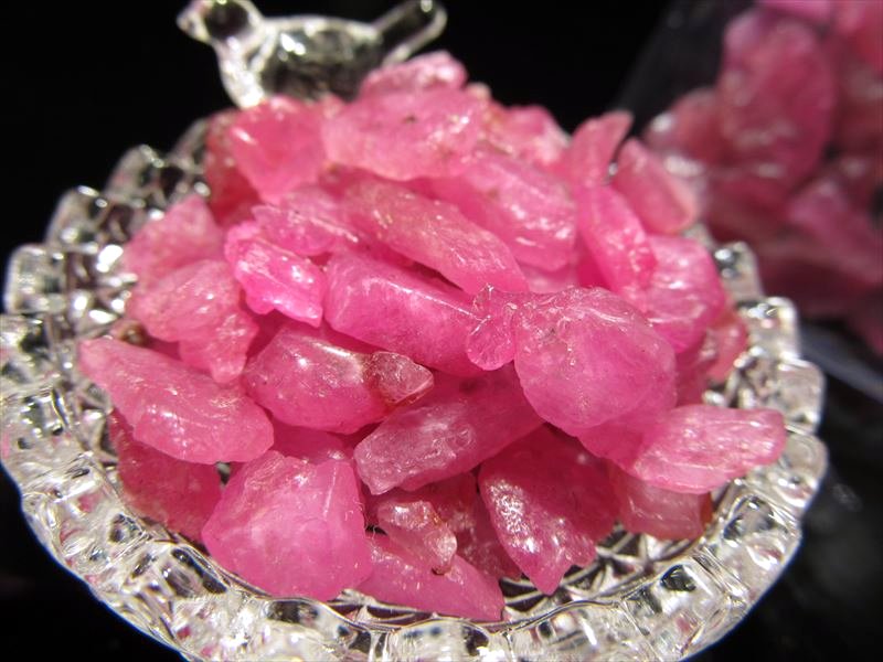 ピンクサファイア ★ ベトナム産 鉱物標本 原石 宝石 鉱石 ルビー 天然石 6 ◇限定入荷！◇極上！美結晶ピンクサファイア原石◇希少カラー