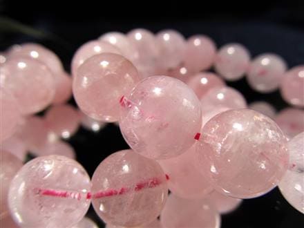 モルガナイト ピンクアクアマリン ブレスレット モルガン石 大珠