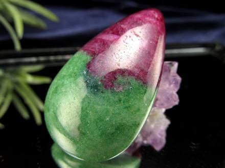 ルビー カボション タンブル ゾイサイト 紅玉