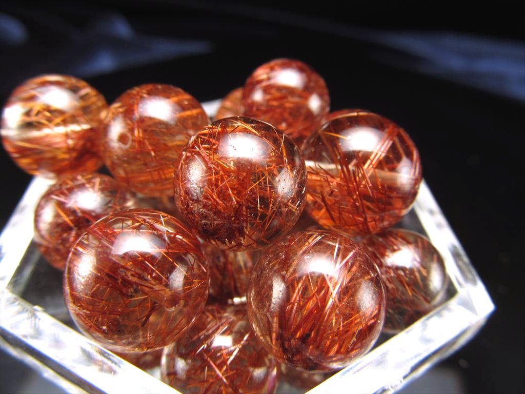 1粒売り】☆超透明☆ギラギラ褐色針☆太針入りも！☆長寿・健康の