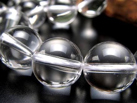 水晶 クォーツ クリスタル 本水晶 ビーズ連 連材