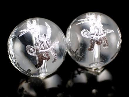 四神 水晶 ビーズ 青龍 白虎 朱雀 玄武