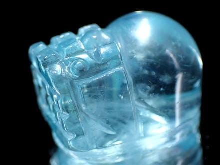 アクアマリン 貔貅 ヒキュウ お守り石 ブラジル産