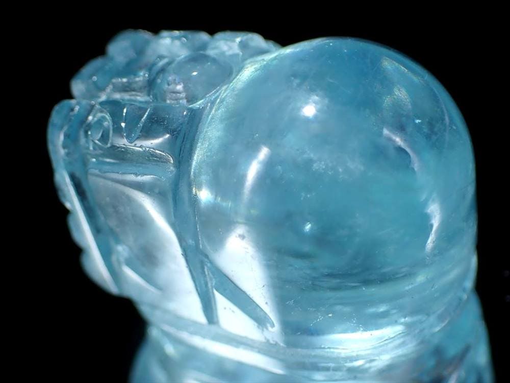 アクアマリン 貔貅 ヒキュウ お守り石 ブラジル産