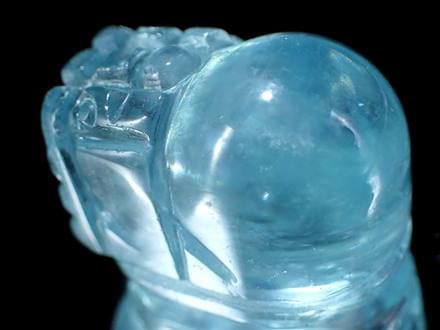 アクアマリン 貔貅 ヒキュウ お守り石 ブラジル産