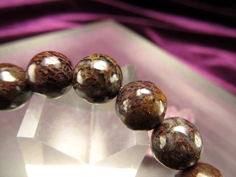 本物の恐竜化石★1点もの『ダイナソーボーン』 8mmブレス★ジャングリア沖縄応援 ◇限定4本のみ!!◇ツーソン展示会商品◇激レア！恐竜の骨の化石◇1点物