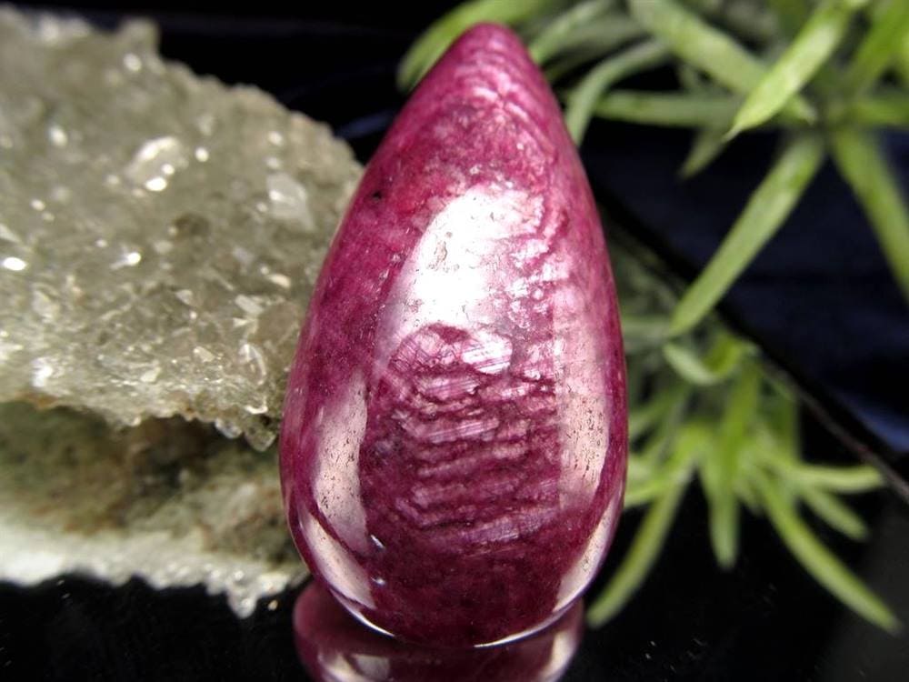 ルビー カボション タンブル ゾイサイト 紅玉