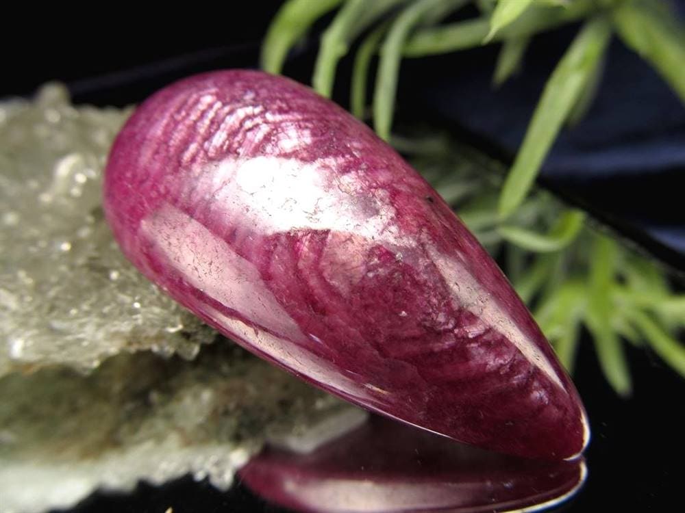 ルビー カボション タンブル ゾイサイト 紅玉