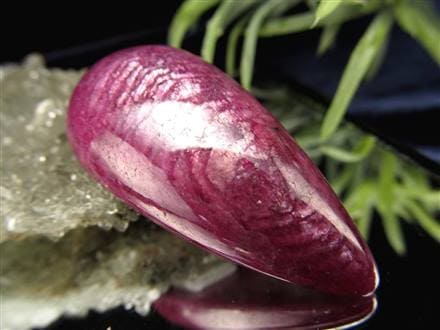 ルビー カボション タンブル ゾイサイト 紅玉