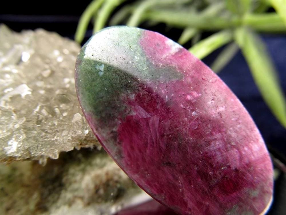 ルビー カボション タンブル ゾイサイト 紅玉