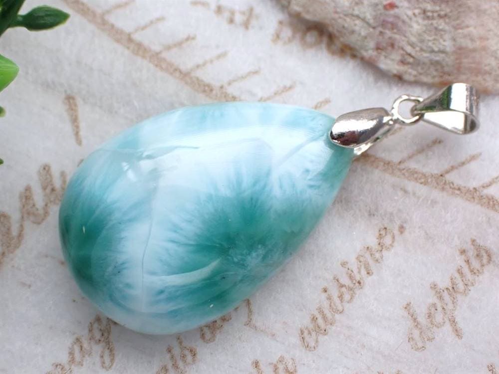 ラリマー ペンダント ネックレス ブルーペクトライト Silver925