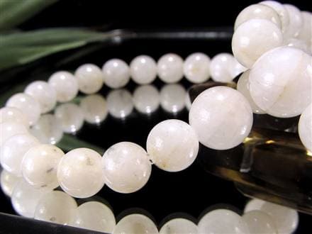 甲州白雲石 水晶 ブレスレット 4月誕生石 天然石