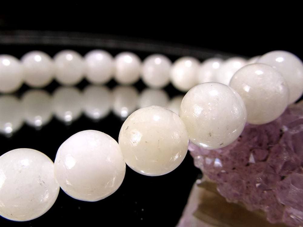 甲州白雲石 水晶 ブレスレット 4月誕生石 天然石