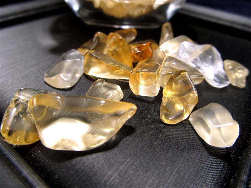 シトリンさざれ 黄水晶 サザレ石 天然石 パワーストーン