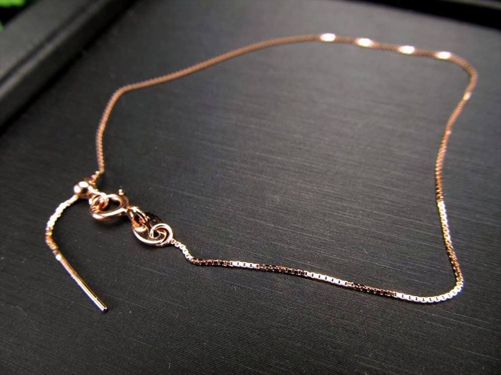 チェーンブレスレット メタルブレスレット ベネチアンチェーン Silver925 メタルパーツ